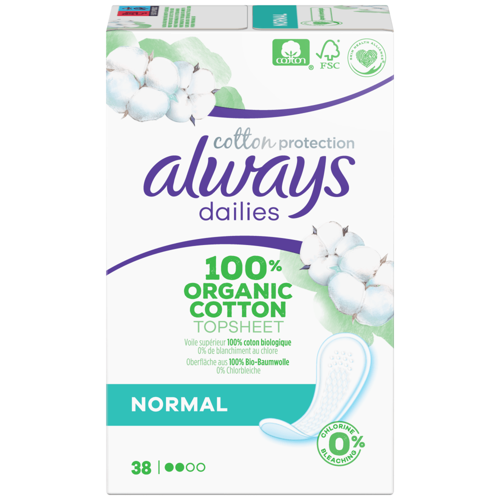 image of Always Cotton Normal Σερβιετάκια 38τεμάχια