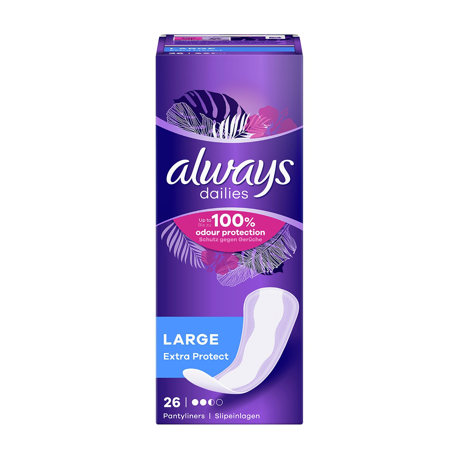 image of ALWAYS Dailies Extra Protect Σερβιετάκια Large 26τεμ