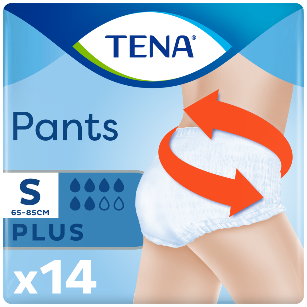 image of Tena Pants Plus Small Πάνες Ακράτειας 14τεμ