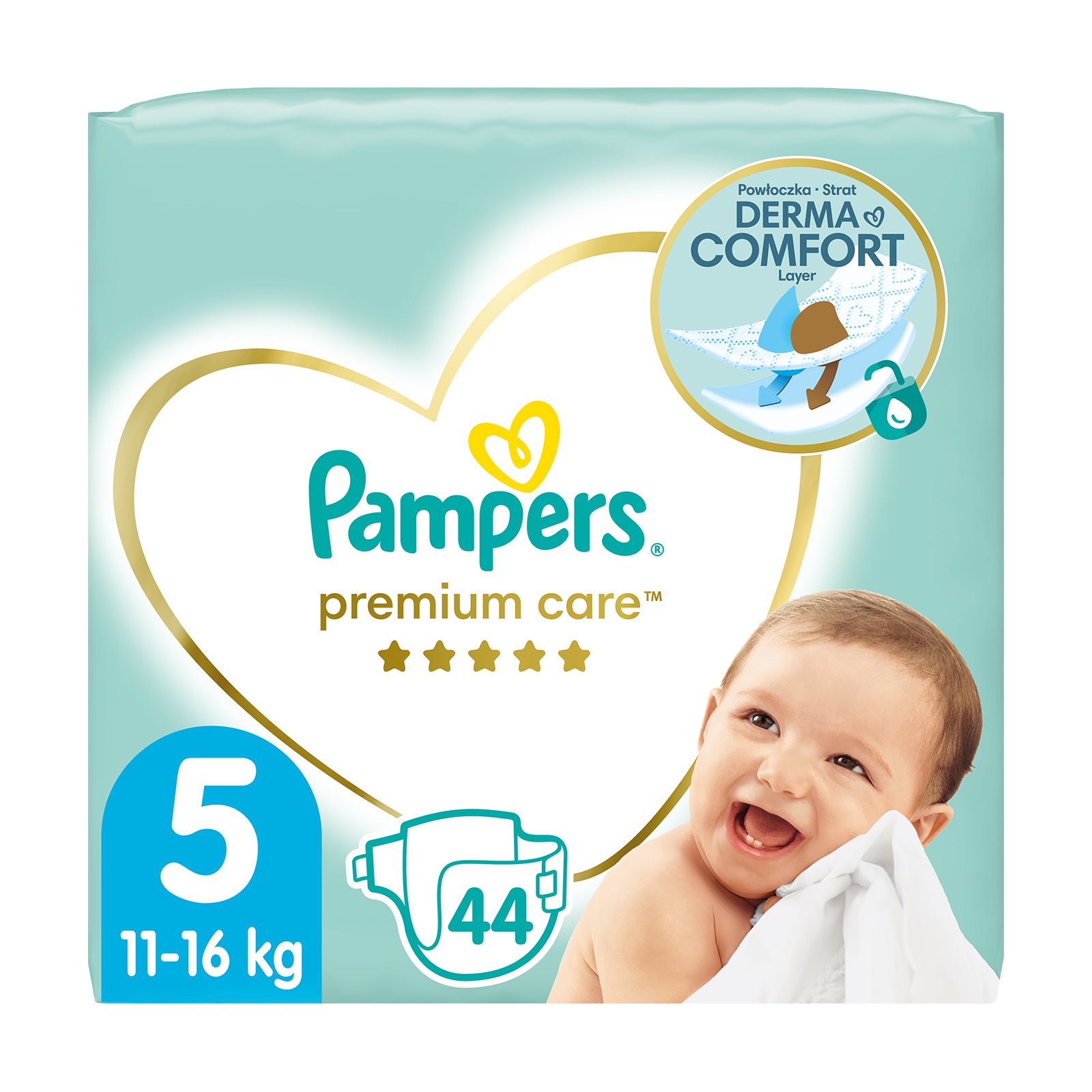 image of PAMPERS Premium Care Πάνες Νο5 11-16Kg 44τεμ