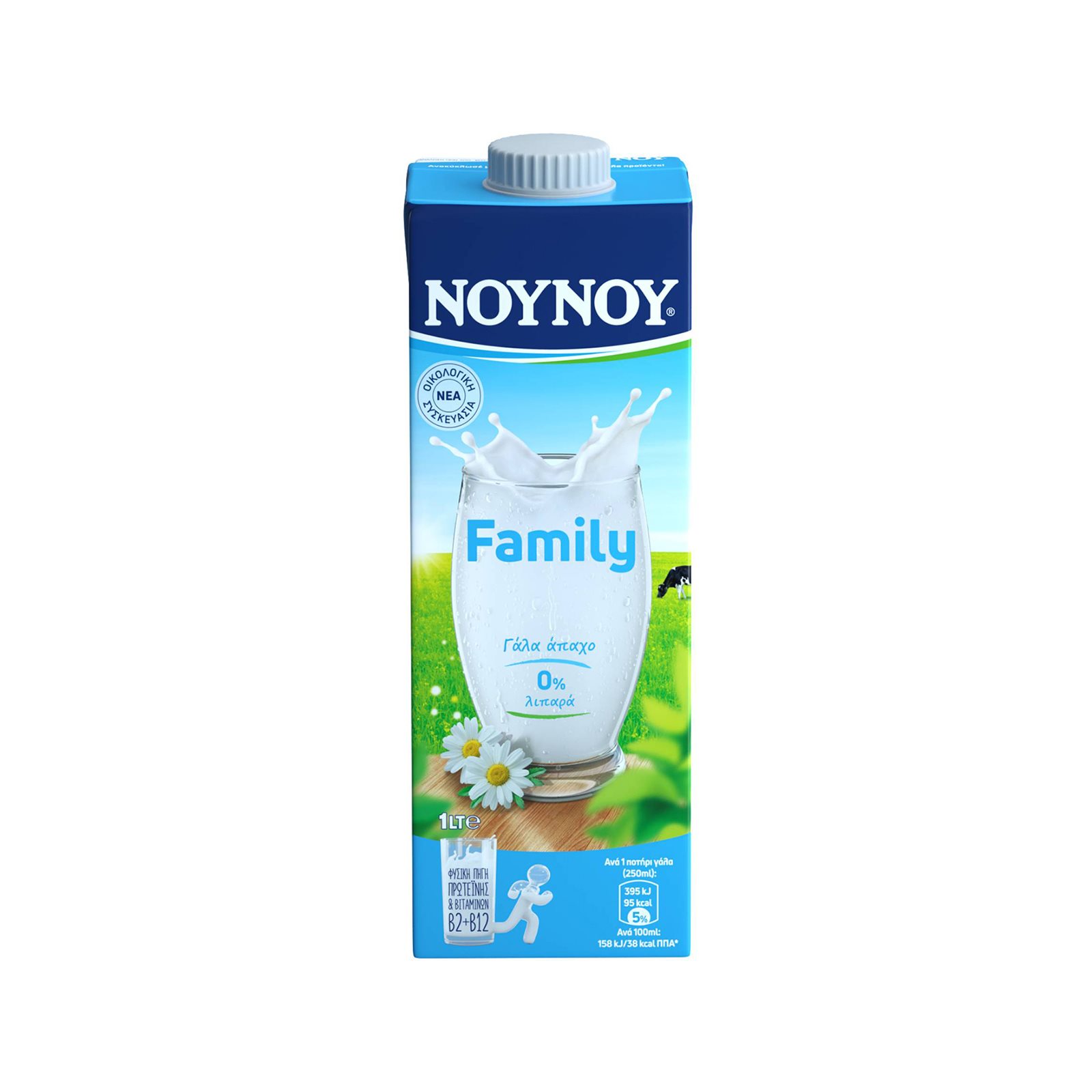 image of ΝΟΥΝΟΥ Family Γάλα Υψηλής Παστερίωσης 0% 1lt