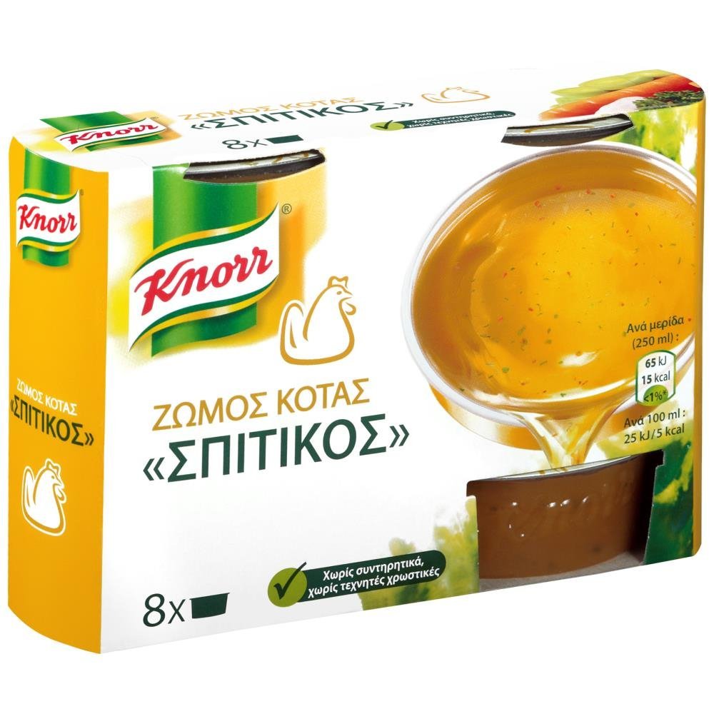 image of Knorr Σπιτικός Ζωμός Κότας 8x28gr