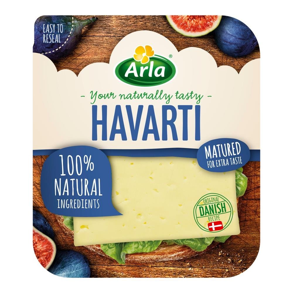 image of Arla Havarti Tυρί Ωρίμανσης Φέτες 150gr