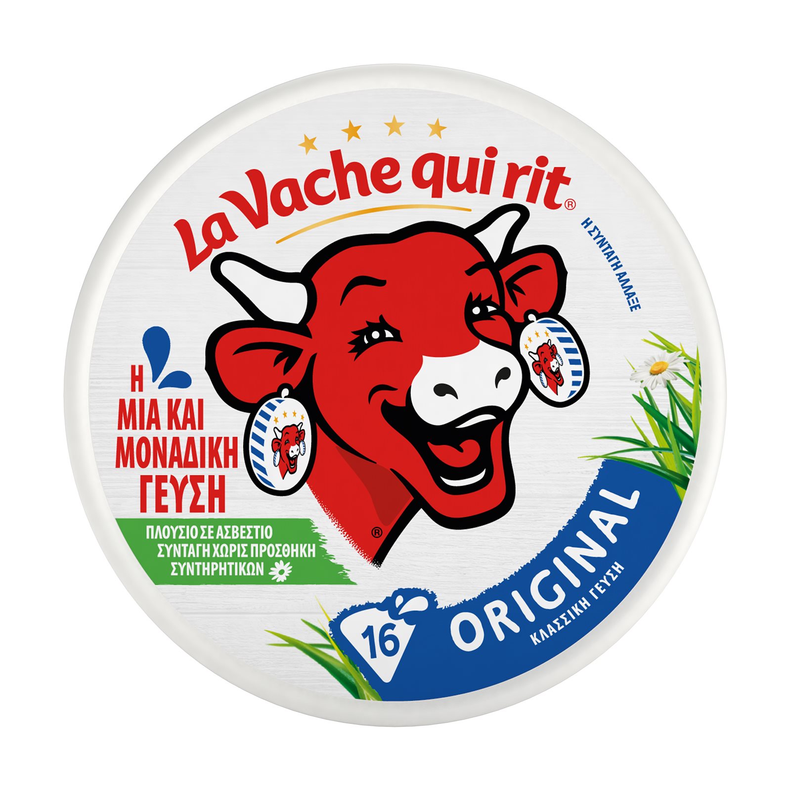 image of Κρεμώδες Τυρί LA VACHE QUI RIT σε τρίγωνα 16τεμ 256gr