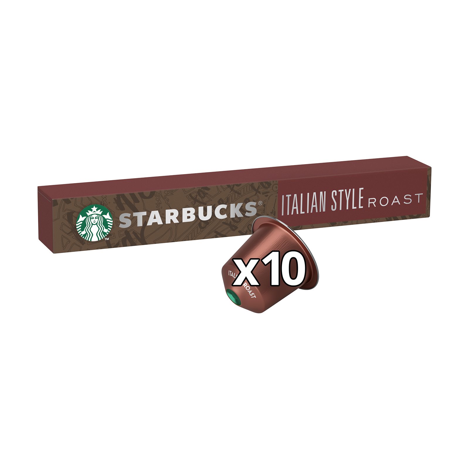 image of STARBUCKS Καφές Espresso Italian Style Roast σε κάψουλες 10x5,6gr