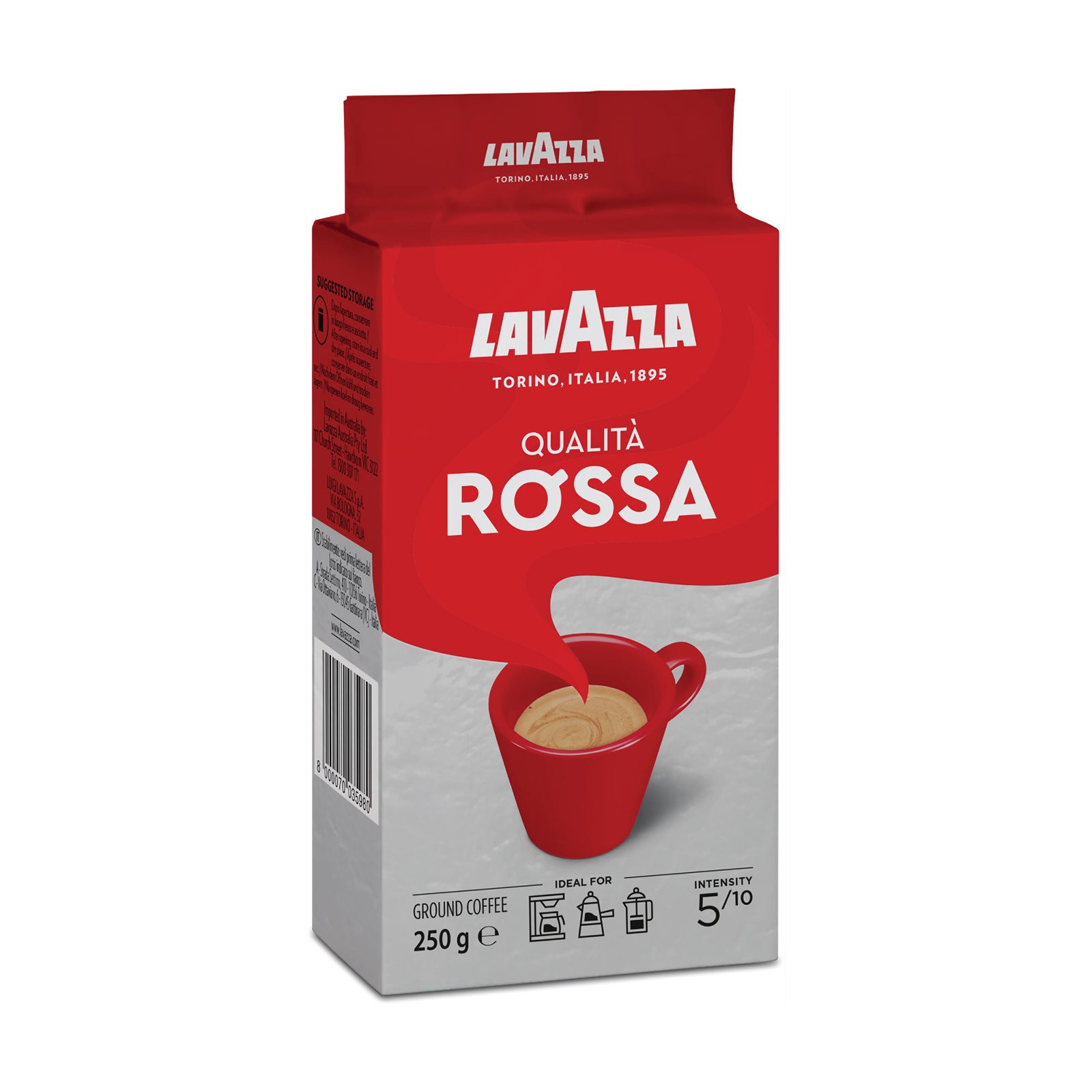 image of LAVAZZA Καφές Espresso Rossa Αλεσμένος 250gr