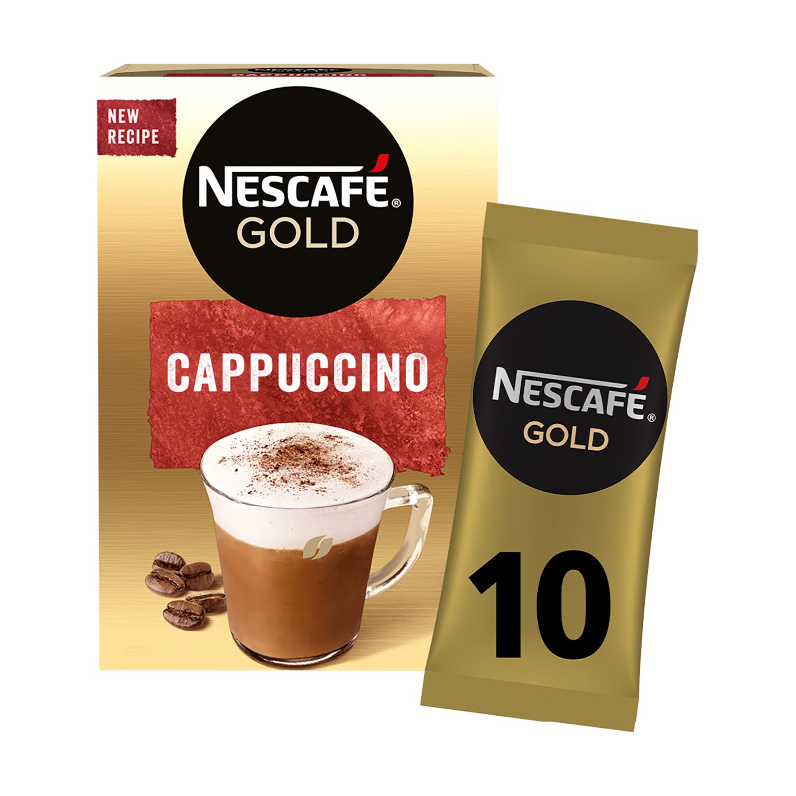 image of NESCAFE Gold Καφές Στιγμιαίος Cappuccino 10x14gr