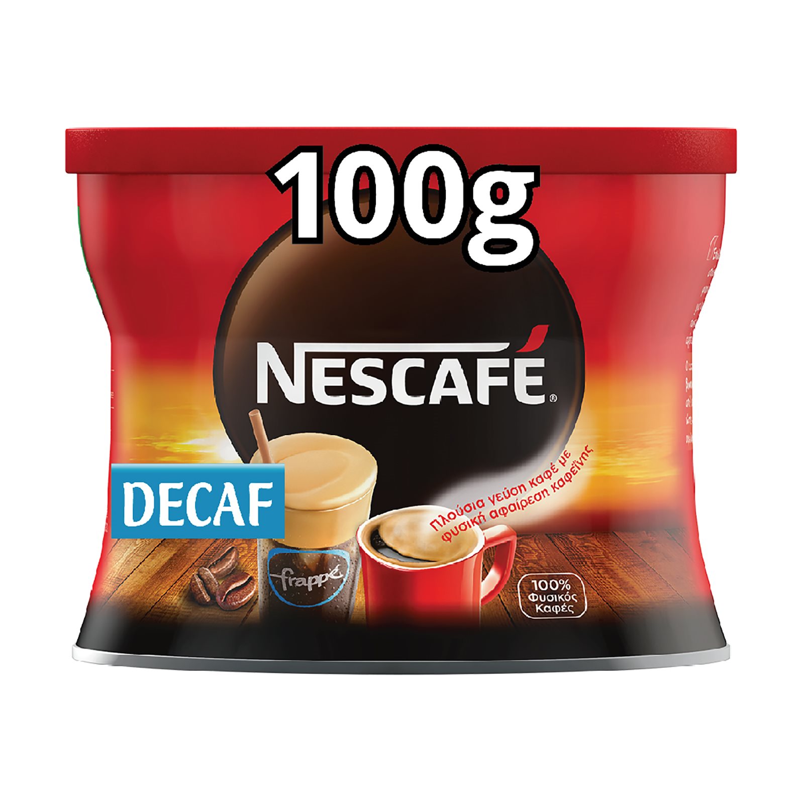 image of NESCAFE Classic Καφές Στιγμιαίος Decaffeine 100gr