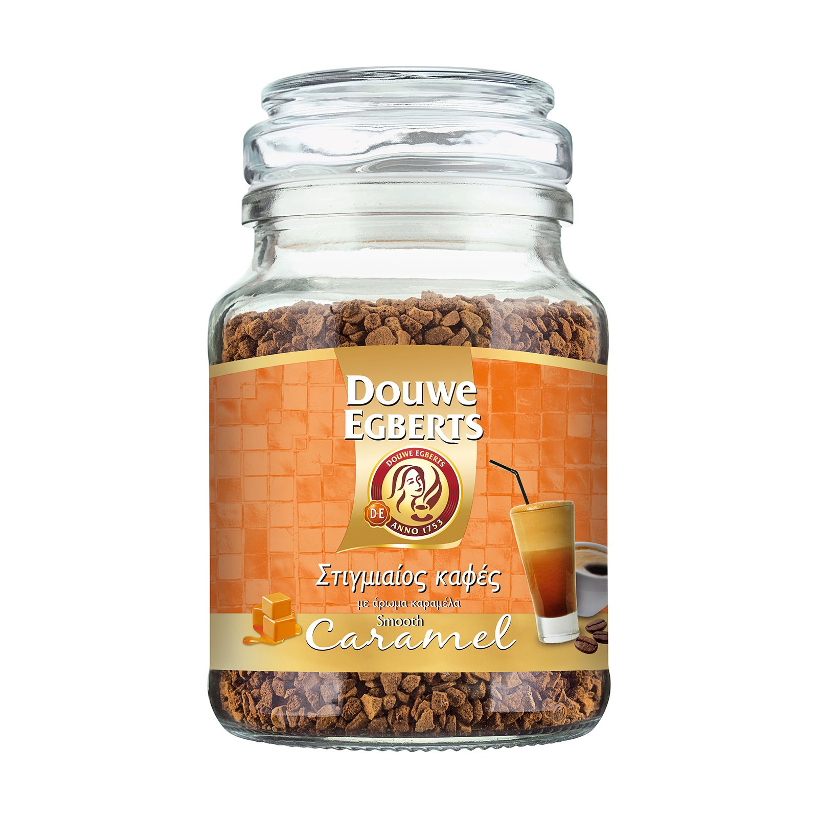 image of DOUWE EGBERTS Καφές Στιγμιαίος Καραμέλα 100gr