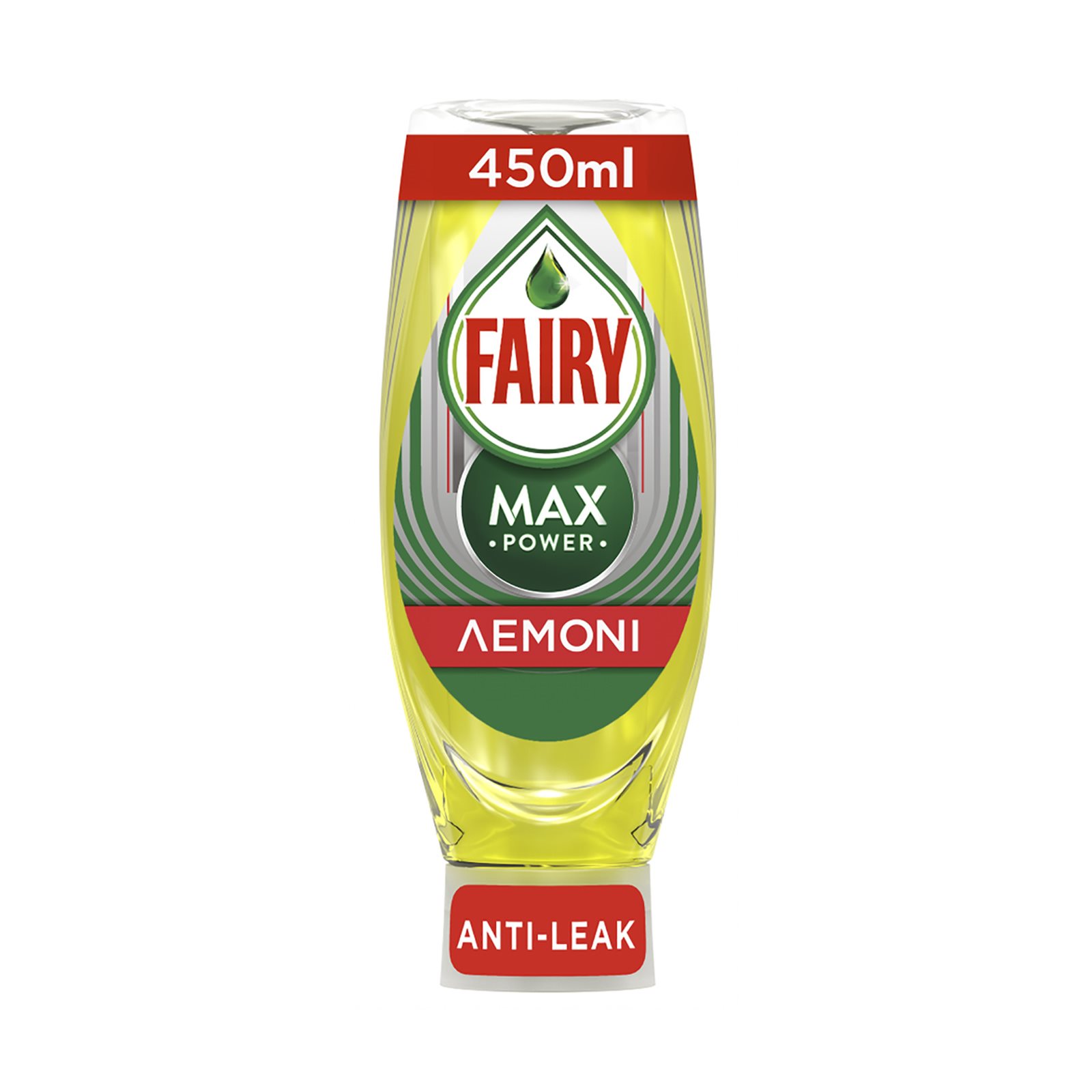 image of FAIRY Max Power Απορρυπαντικό Πιάτων Υγρό Λεμόνι 450ml